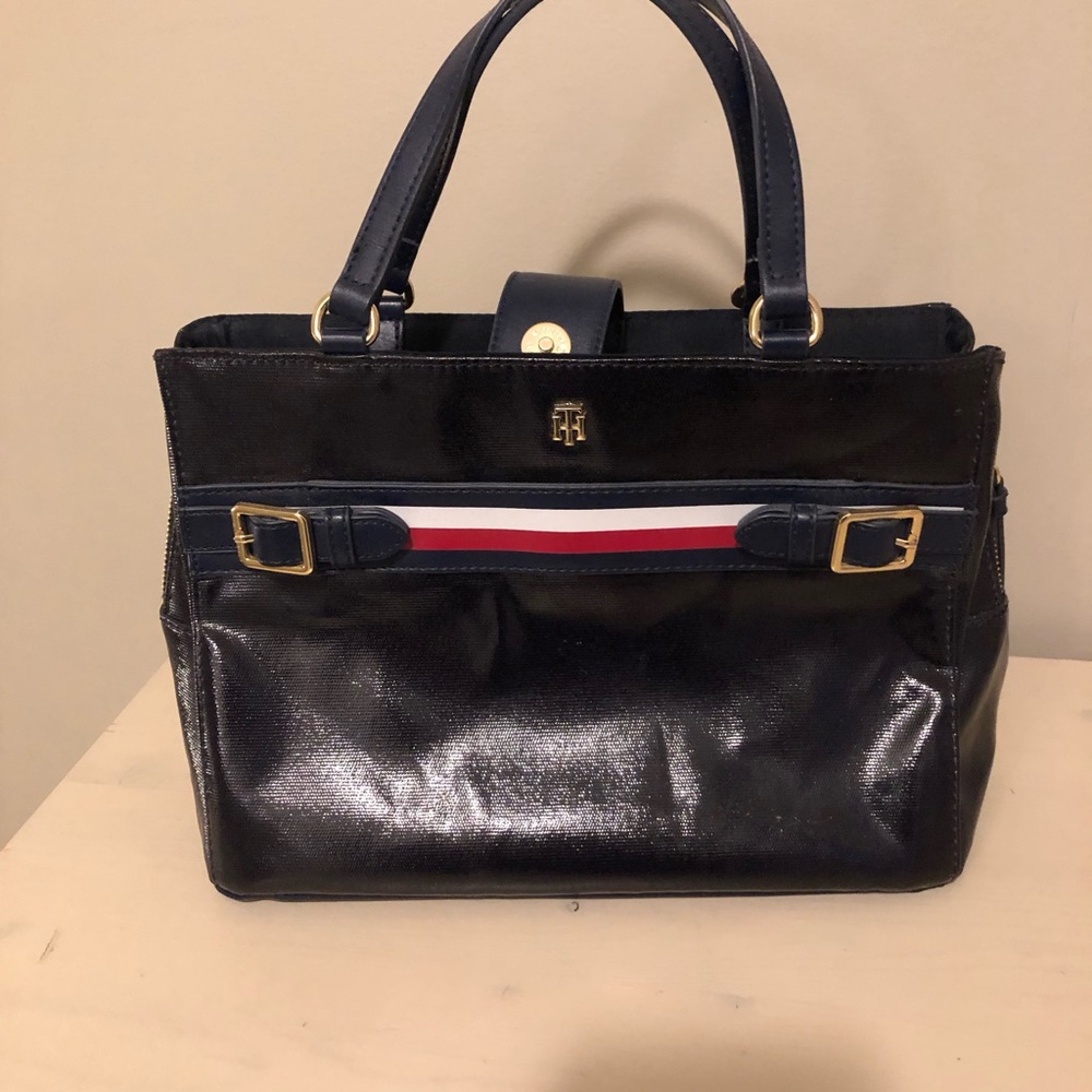 New, Tommy Hilfiger dark blue handbag.